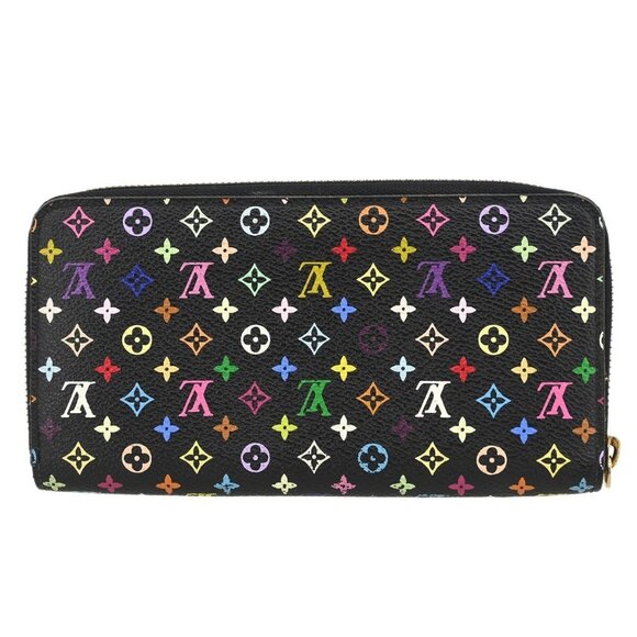 Louis Vuitton Black Multicolor Zippy Wallet M60243 CA1140 XX31636 - Picture 2 of 8